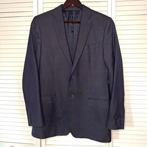 Versace Collection Mens 42 XL Navy 2 Button Sport Coat Blazer V120S98